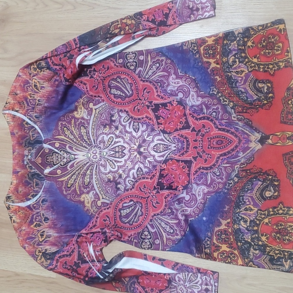 STYLE & CO Pink/Black Tunic/Dress.  Size M